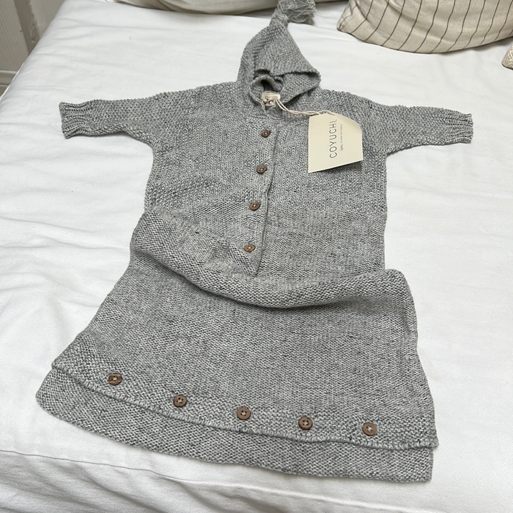 Coyuchi Knit Snuggle Sack 0-6m, NWT